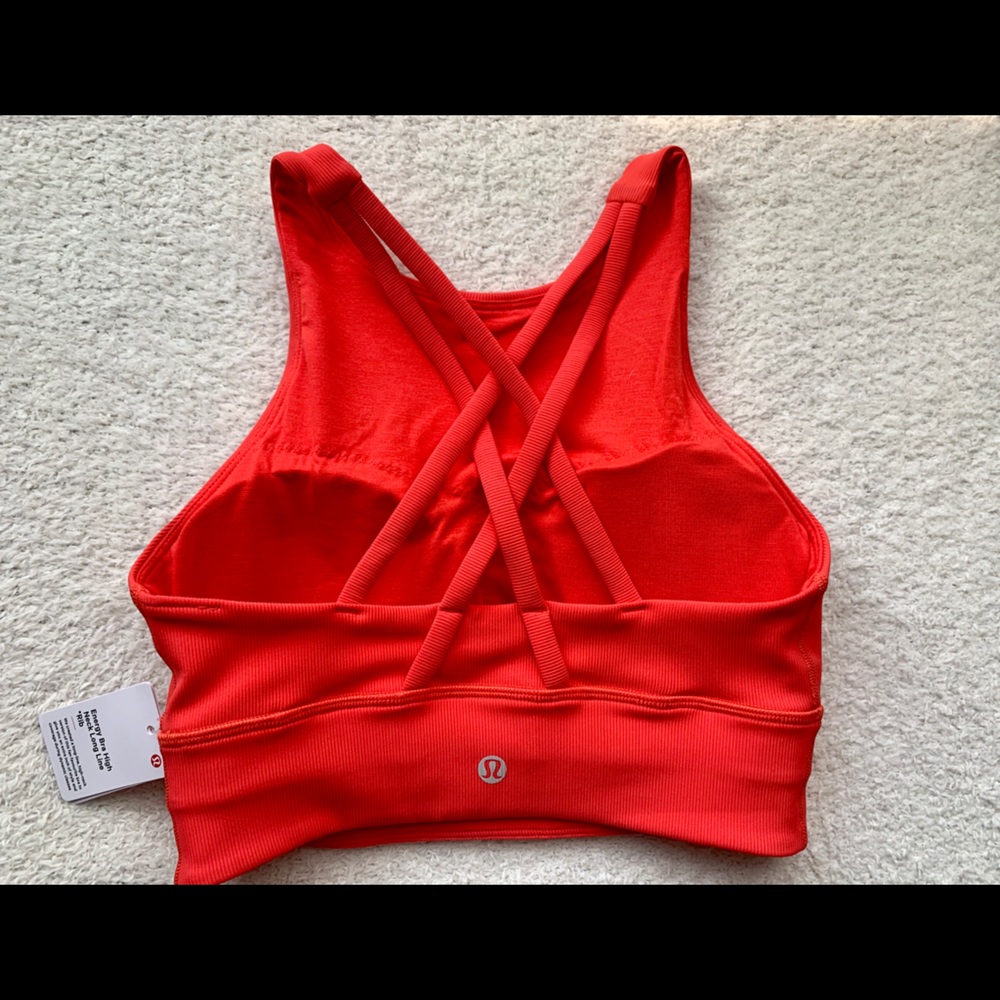 Lululemon Energy Bra High Neck Long Line *Rib